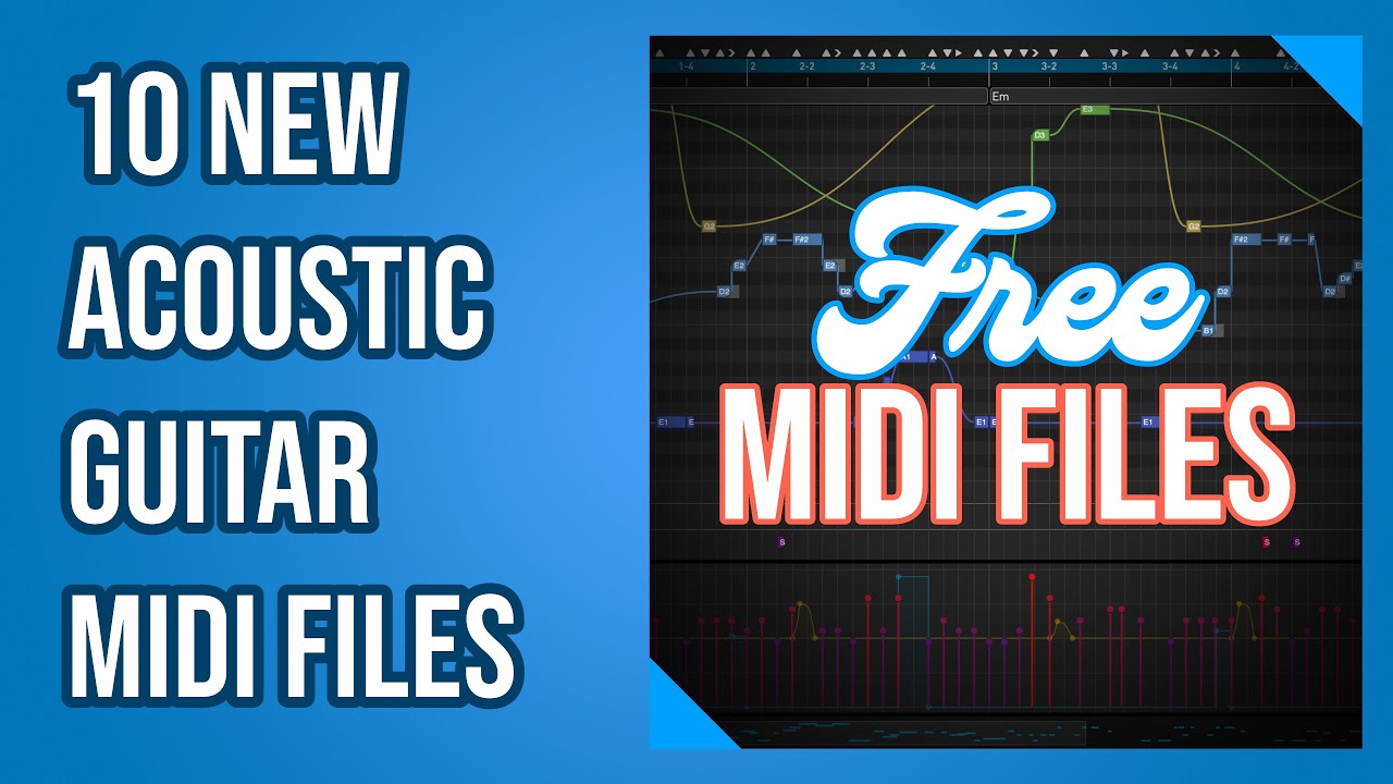 10 New MIDI Files for Ample Sound Acoustic Guitar