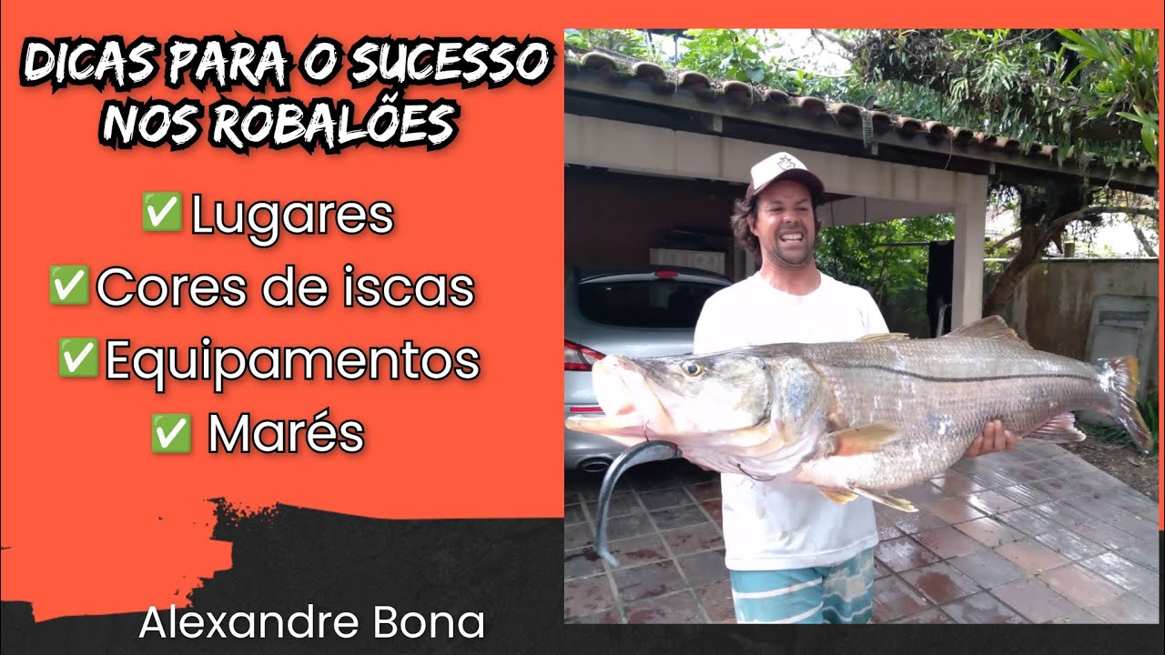 ROBALO FLECHA / EQUIPAMENTOS PARA ROBALO/DICAS / ALEXANDRE BONA