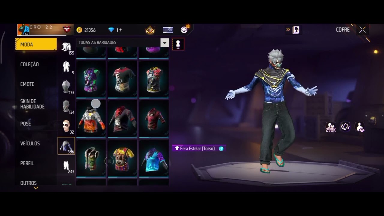 CONTA RARA DE FREE FIRE À VENDA 😱🔥 MUITAS SKINS, PASSES ELITE E ITENS EXCLUSIVOS! 💎🎮