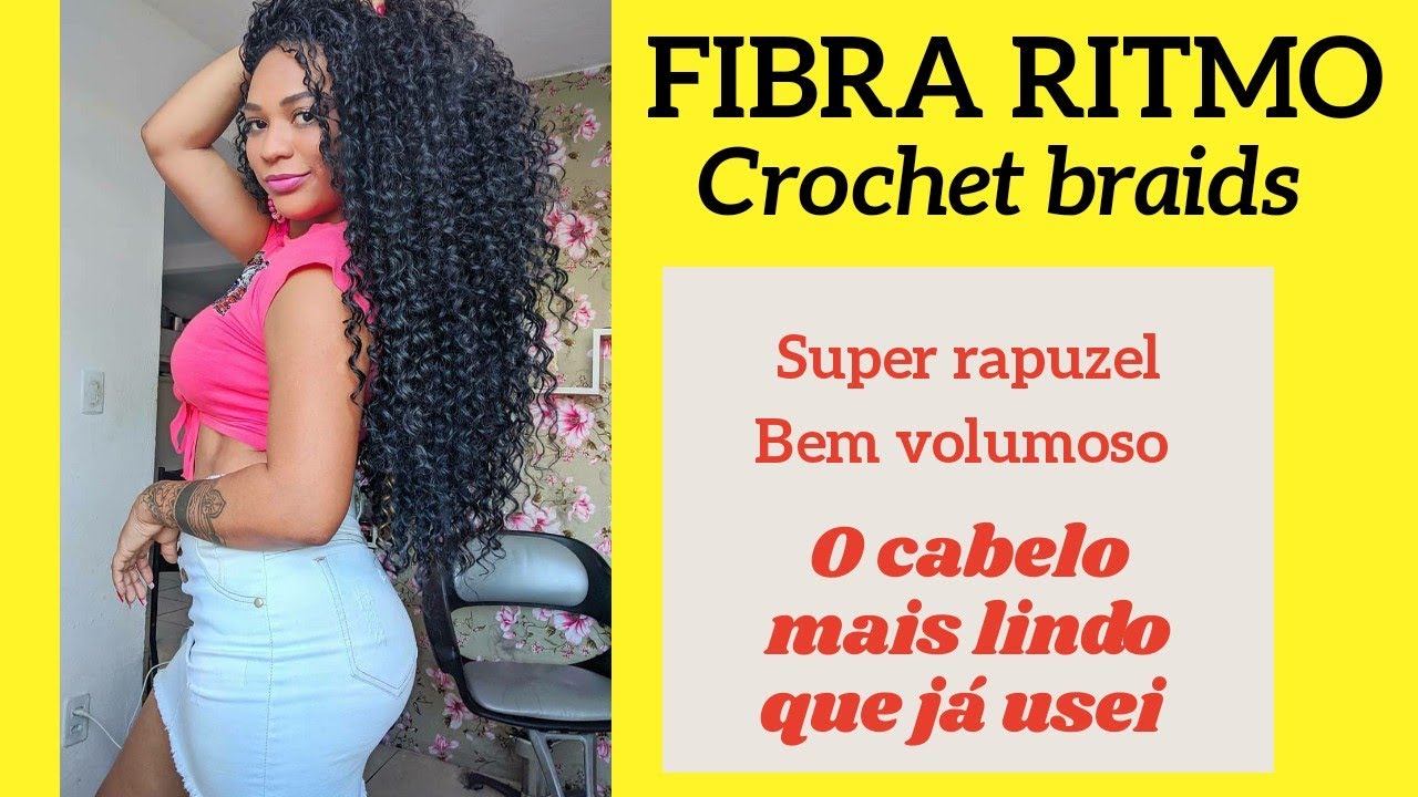 Cabelo RITMO| Laçamento Crochet Braids#sermulherfibras #braids #curls #crochet