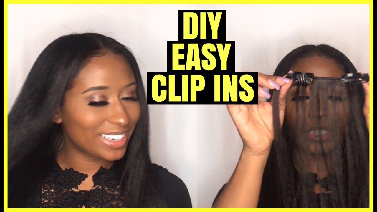 HOW TO: DIY EASY CLIP IN'S| SELFIT CLIP| THE NOEL EFFECT