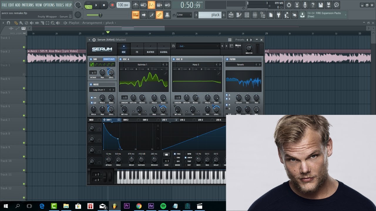 Avicii - SOS Remake In Fl Studio [Serum Tutorial]