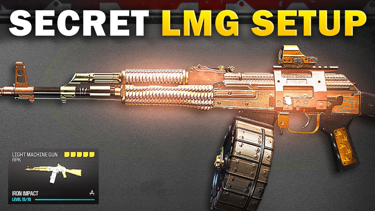the *SECRET* NO RECOIL LMG META in MW3! (Best RPK Class Setup)