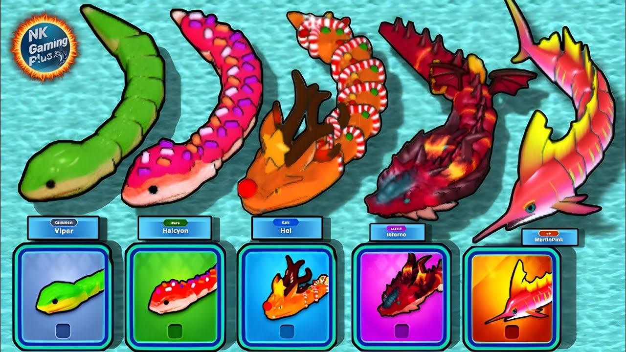 Snake Clash.io All Legend & Epic & VIP Snake Skin Unlocked - Epic Snake Clash.io Gameplay