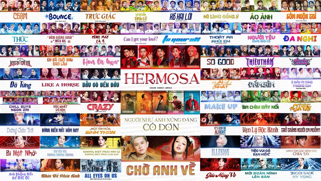 Playlist FULL Lyrics  - Ôn Tập Trước Thềm Concert ANH TRAI SAY HI 2025