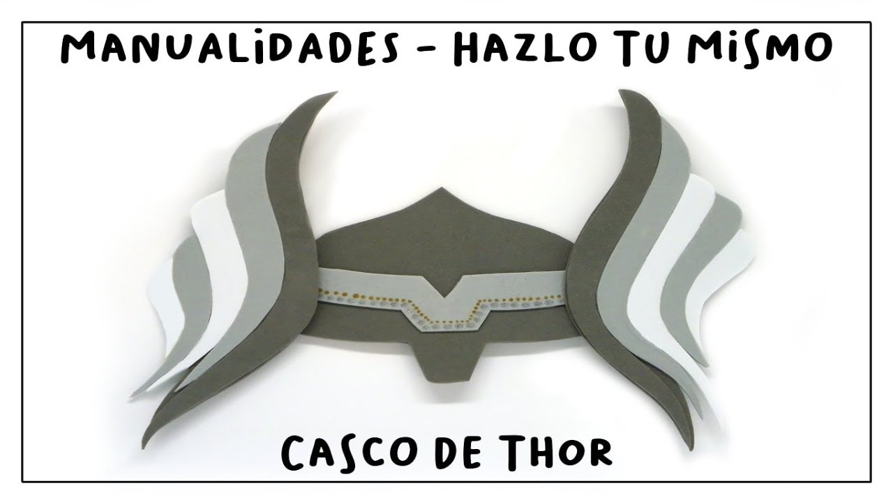 Cómo RECREAR el CASCO de THOR con GOMA EVA
