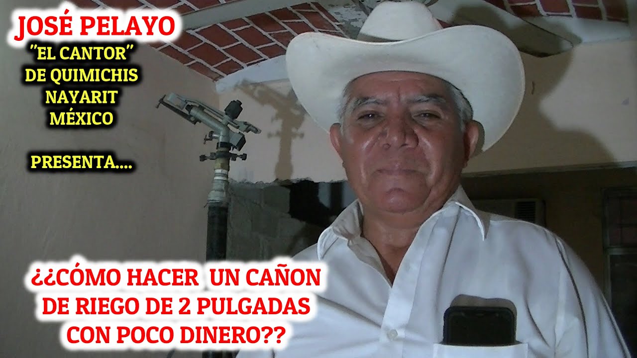 ¿¿COMO HACER UN CAÑON DE RIEGO DE 2 PULGADAS CON POCO DINERO?? Y MUY FACILMENTE TU MISMO PASO A PASO