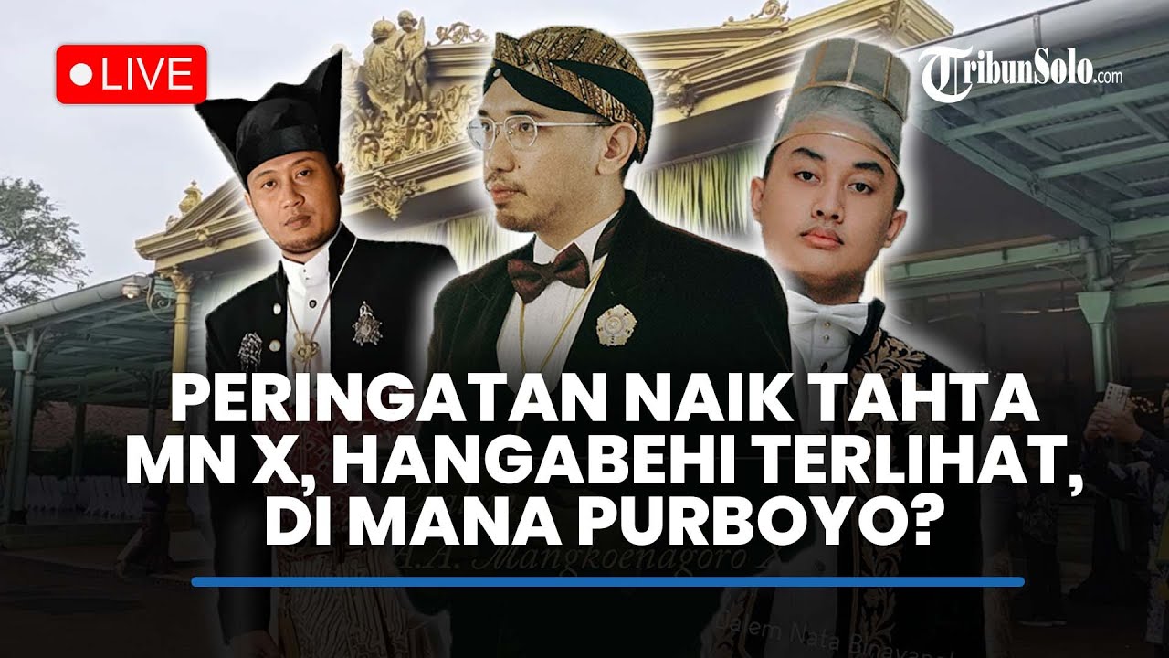 Peringatan Naik Tahta Mangkunegara X, Hangabehi Terlihat, Di Mana Purboyo?
