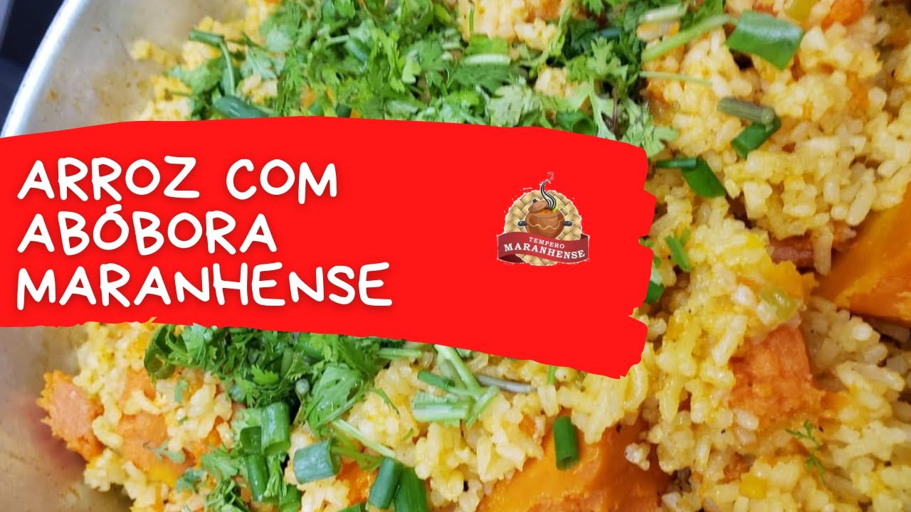 COMO FAZER ARROZ DE ABÓBORA MARANHENSE #culinária #maranhão #arroz #receita