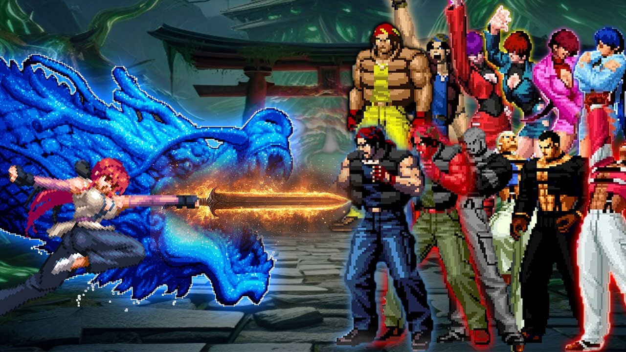 [Mugen KOF] Kung Fu Girl Kaoru vs Yashiro Nanakase, Super Orochi Team