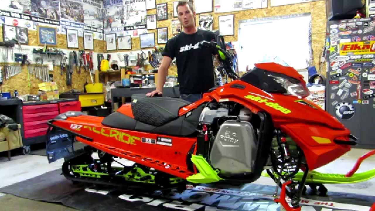 Накладки на ледоу Ski-Doo Rail Mounted Ice Scratchers на Freeride 137