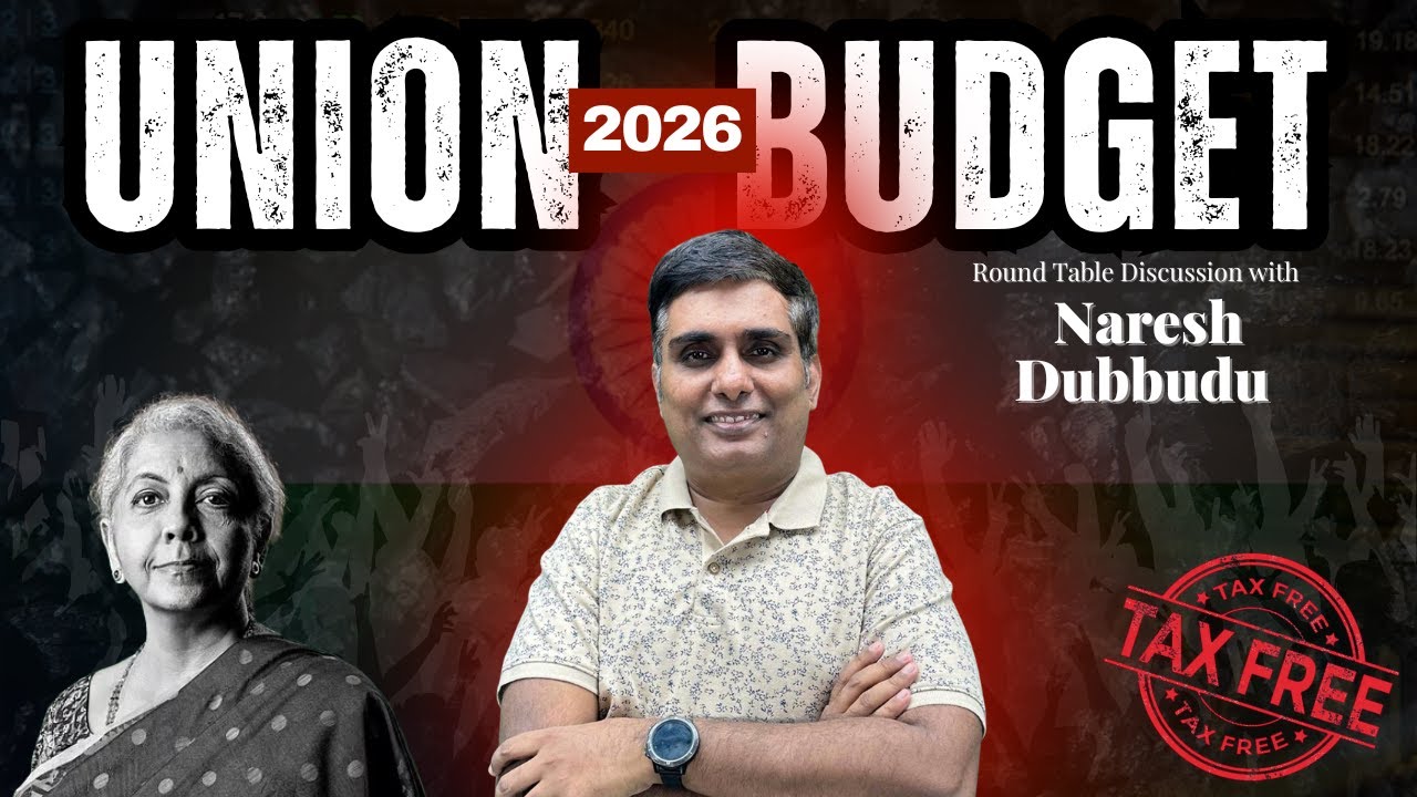 Union Budget 2026 BIG ANALYSIS 🚨 | Who Benefits? | Naresh Dubbudu Round Table