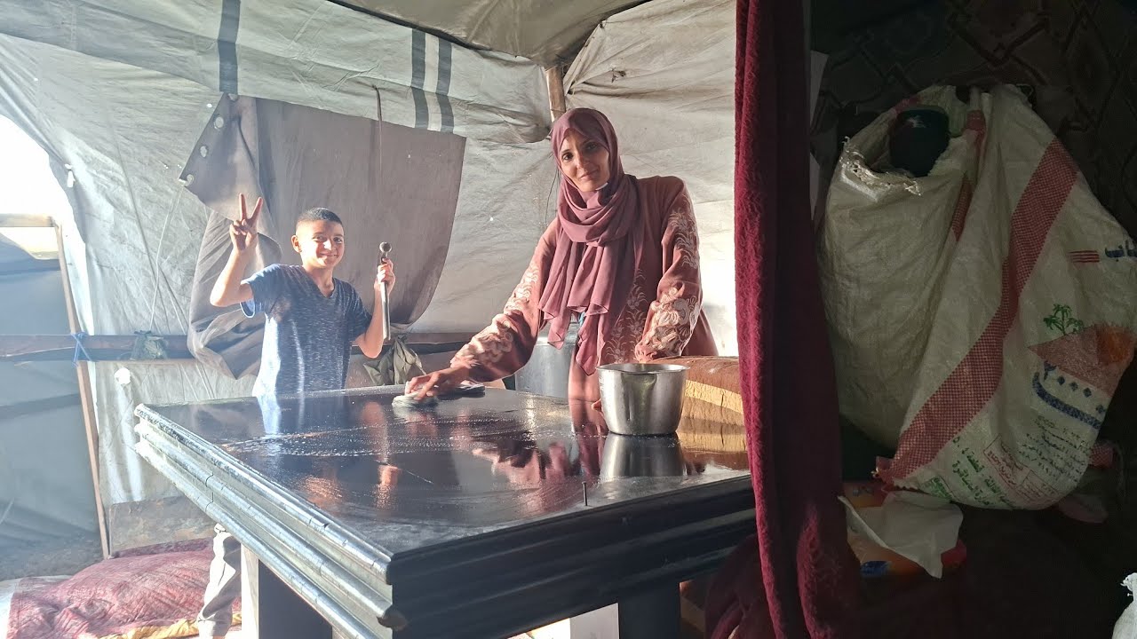 تجهيزات مطبخي لرمضان 2026 | واقعنا من غزة في خيمة نايلون على البحر 🌙⛺🌊كل عام وانتم بخير 🇵🇸🥰🌙✨