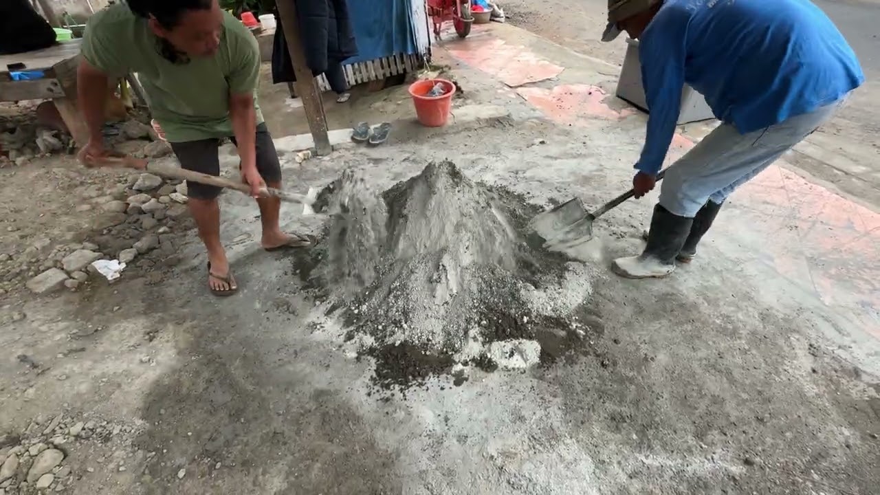 Begini cara tukang‼️proses pembuatan cor plat pada bangunan rumah