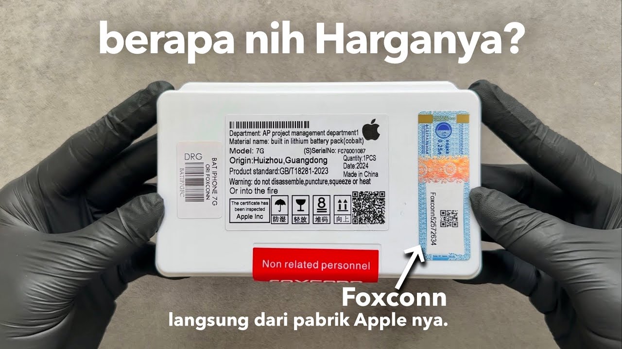 100% ORI!! Gw beli baterai iPhone langsung dari Pabriknya, Langsung Test Pasang