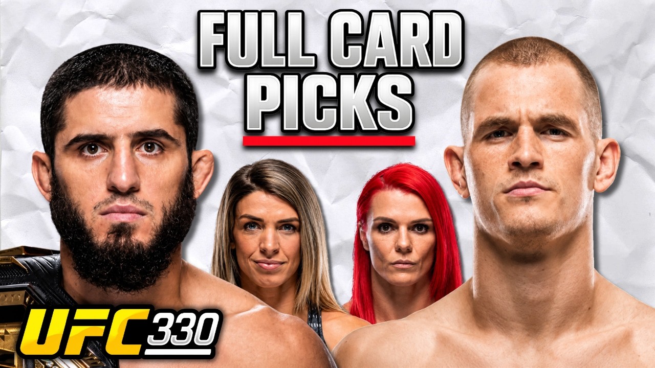 UFC 330 Islam Makhachev VS Ian Machado Garry FULL Card Picks and Breakdown