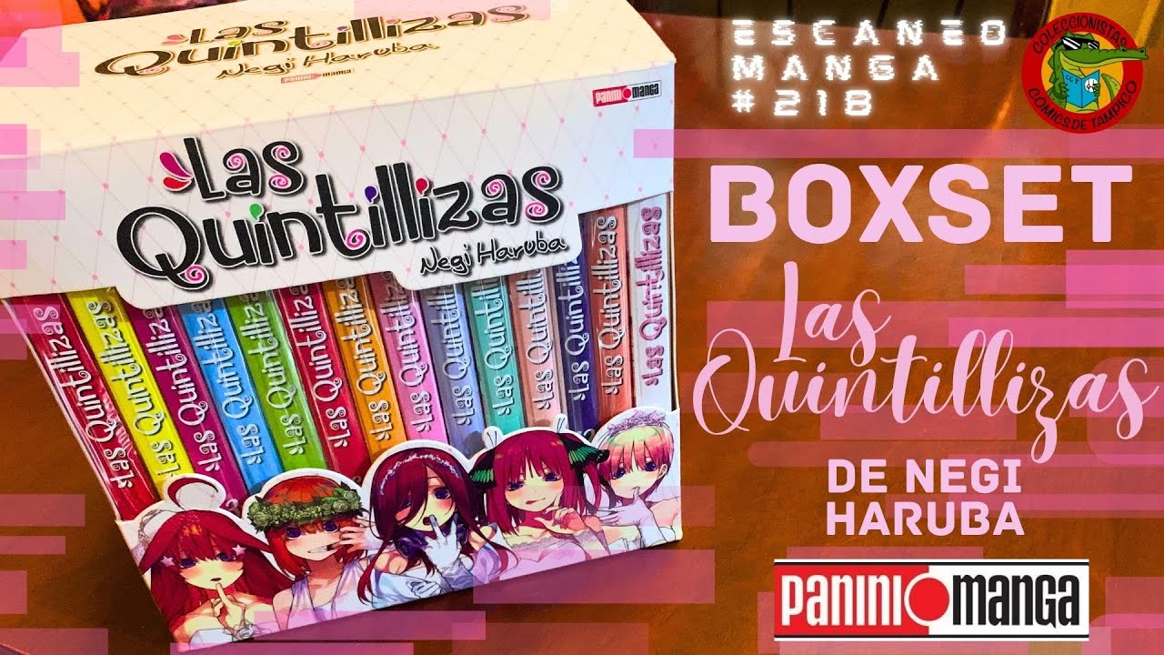 Boxset LAS QUINTILLIZAS de Negi Haruba PANINI M&eacute;xico Escaneo Manga #218