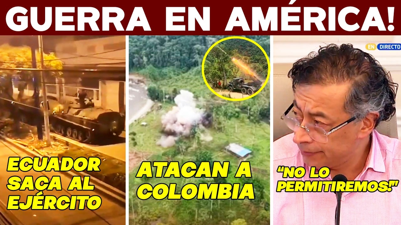 GUERRA AMÉRICA! BOMBARDEA ECUADOR A COLOMBIA. PENTÁGONO ATRÁS DE TODO. SE PONDRÁ FEO