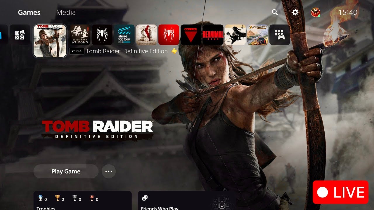 Tomb Raider | PS5 Pro 4K 60FPS Gameplay LIVE – The SMG Fire Action!