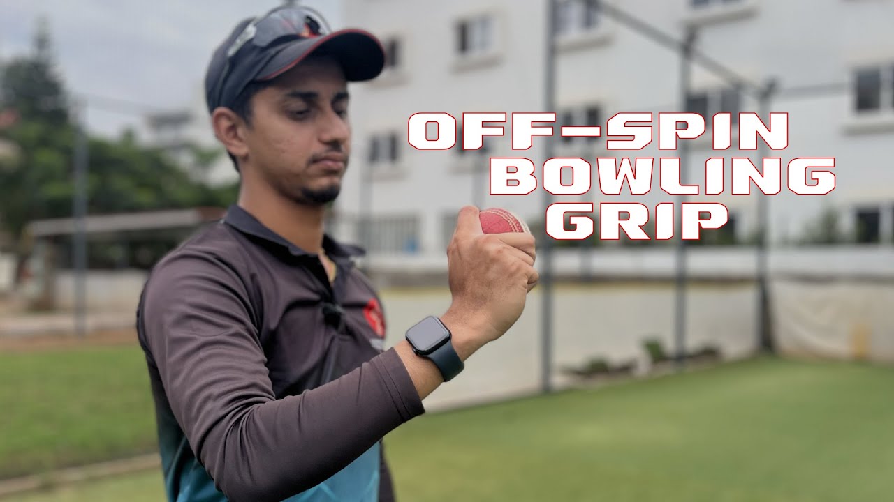 GRIP FOR OFF-SPIN DELIVERIES