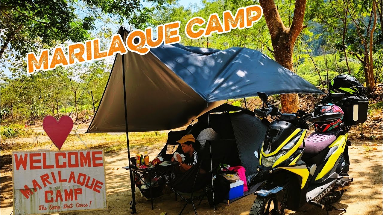 1st time Moto camping (HONDA Beat fi) @MarilaqueCamp (no copyright infringement intended)