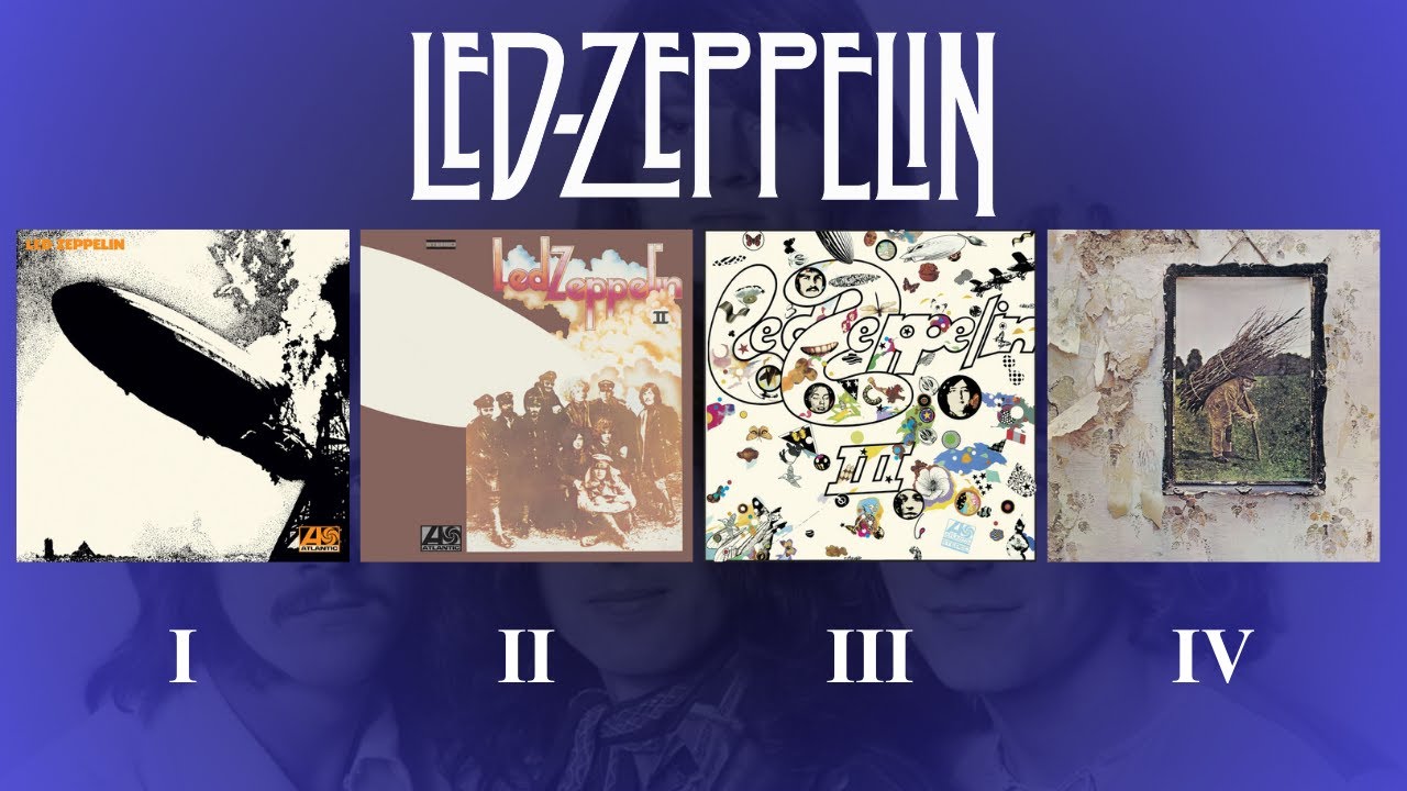 Led Zeppelin - Led Zeppelin I, II, III, IV (Full Albums)