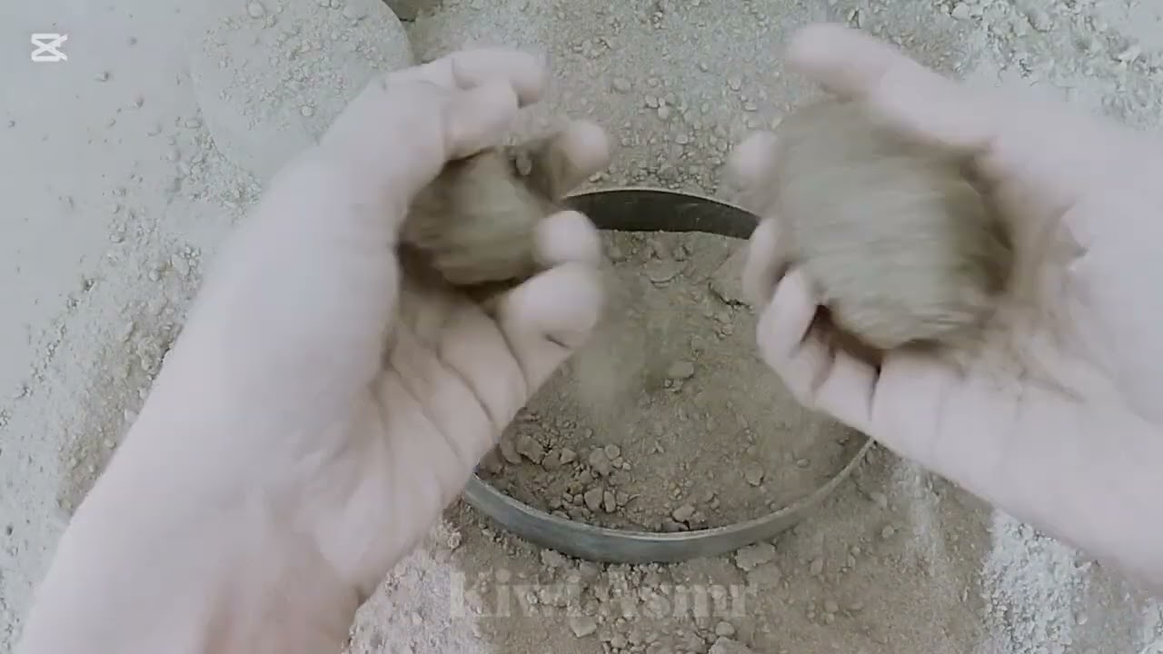 Finally Back 😄 ! With another amazing and crispy crumbling of pure brown 🤎sand ⏳||#oddlysatisfying 