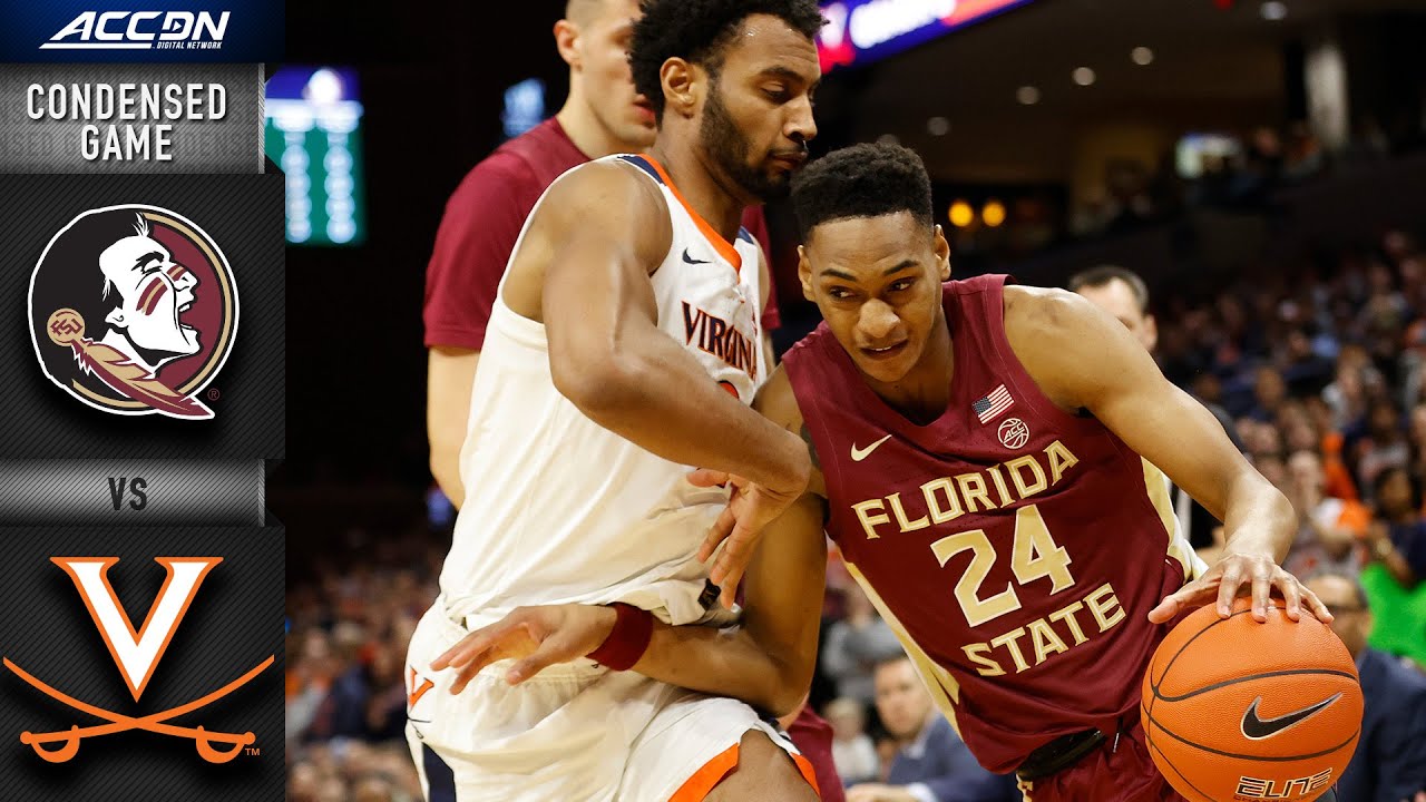 Florida State vs. Virginia Cavaliers Condensed Game | 2019-20 ACC Men's Basketball