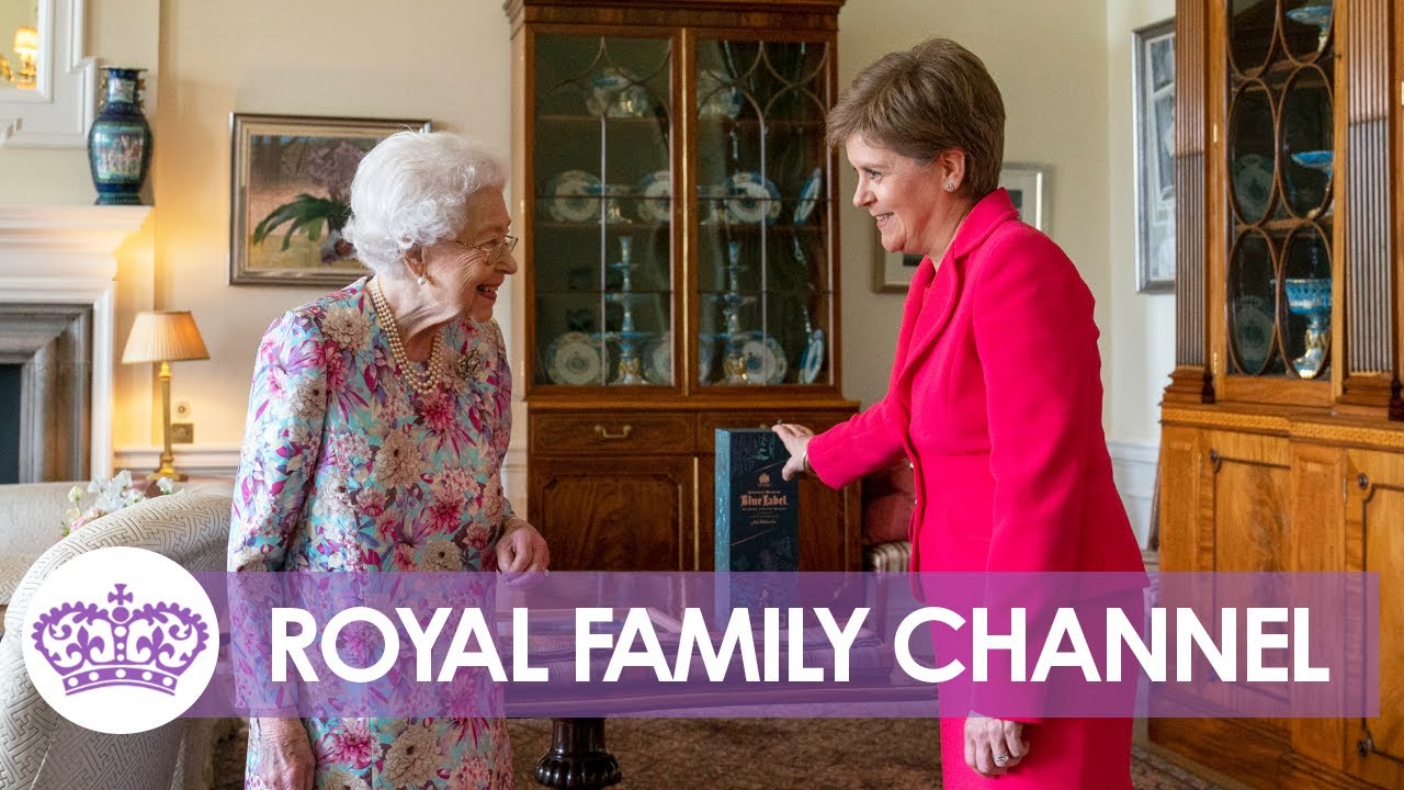 Queen Given Whisky by Nicola Sturgeon in Scotland