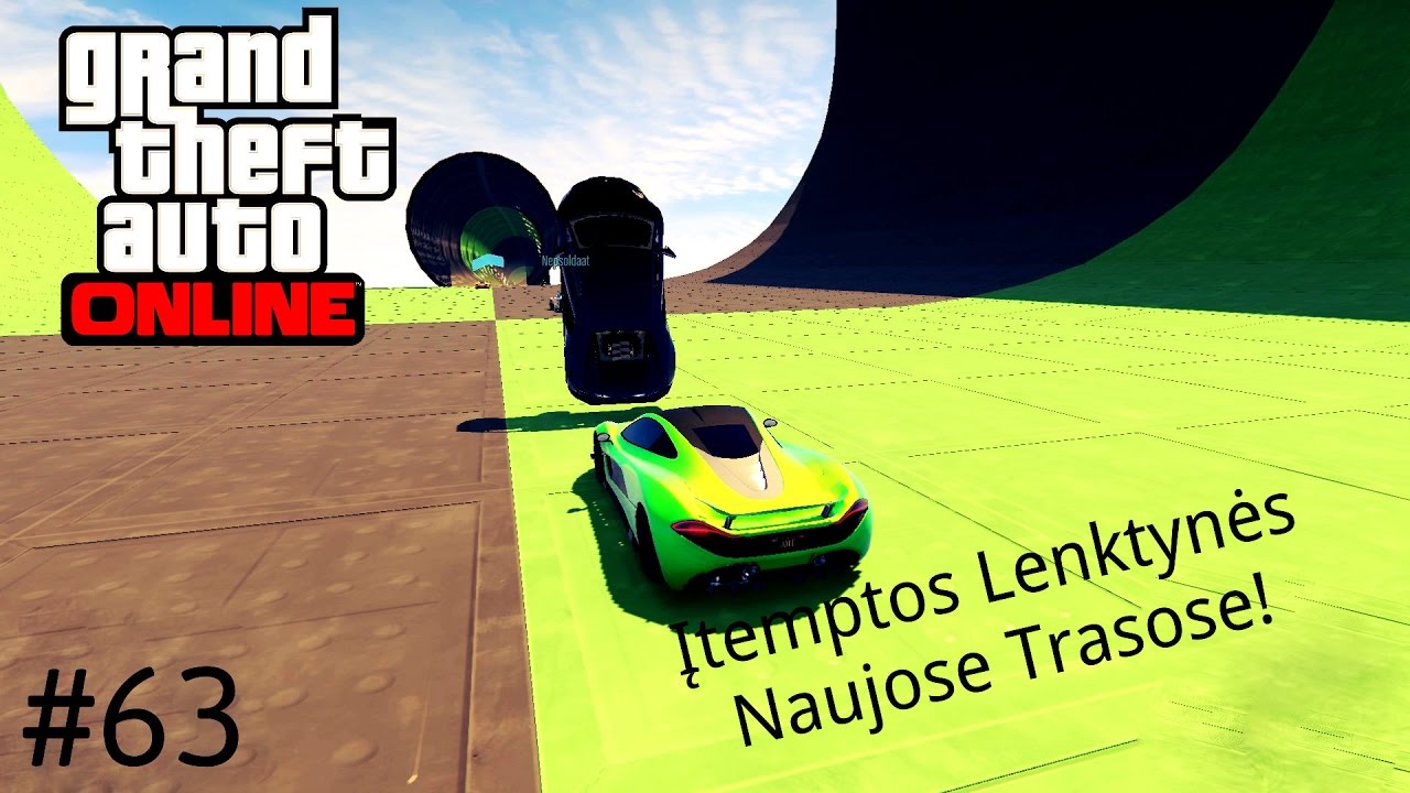 GTA 5 PC Online - Lietuviškai - Ep.63 Įtemptos Lenktynės Naujose Trasose!