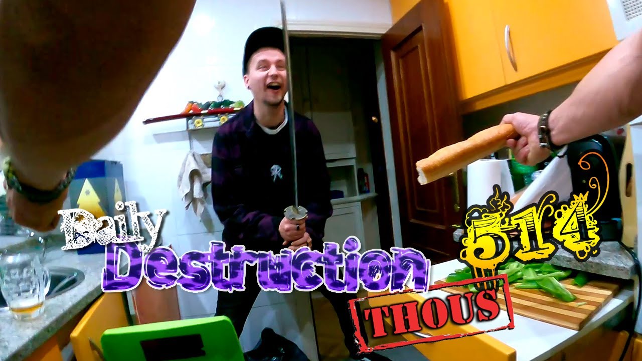 Daily Destruction Thous 514 - Preparando Rodaje de Dickstroyers con los Mallorquines! Katana Dinner