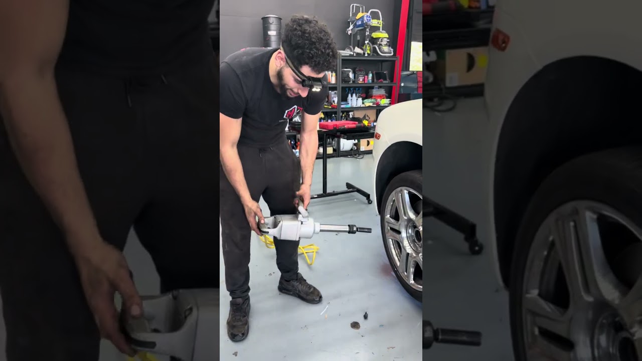I HATE STUBBORN LUGS #mechanic #automobile #car #diy #howto #tech #tecnician #bmw #stuck #mercedes￼
