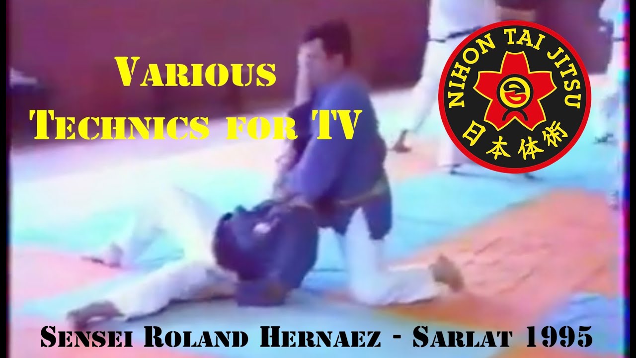 Nihon Tai-Jitsu : Demonstration for Aquitaine TV - Sensei Roland Hernaez 1995