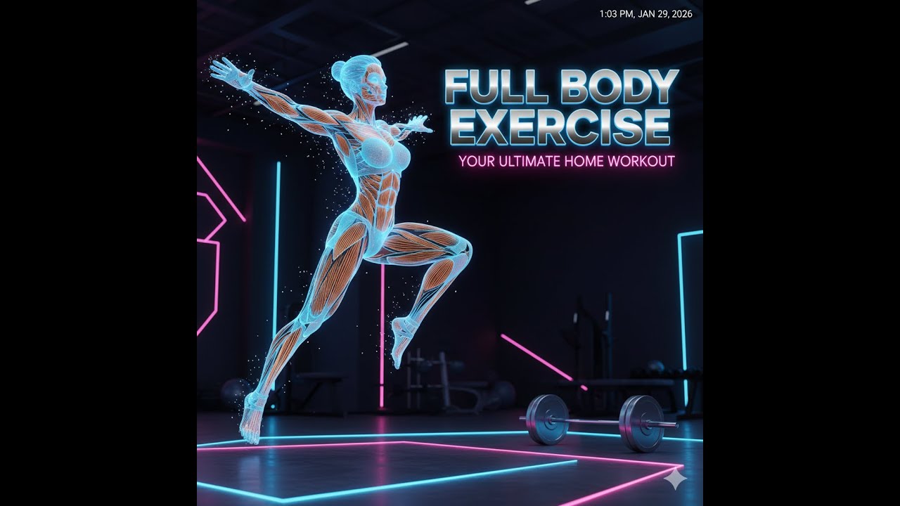 Full Body Exericise!"No Gym? No Problem! Effective Full Body Exercises You Can Do Anywhere!"