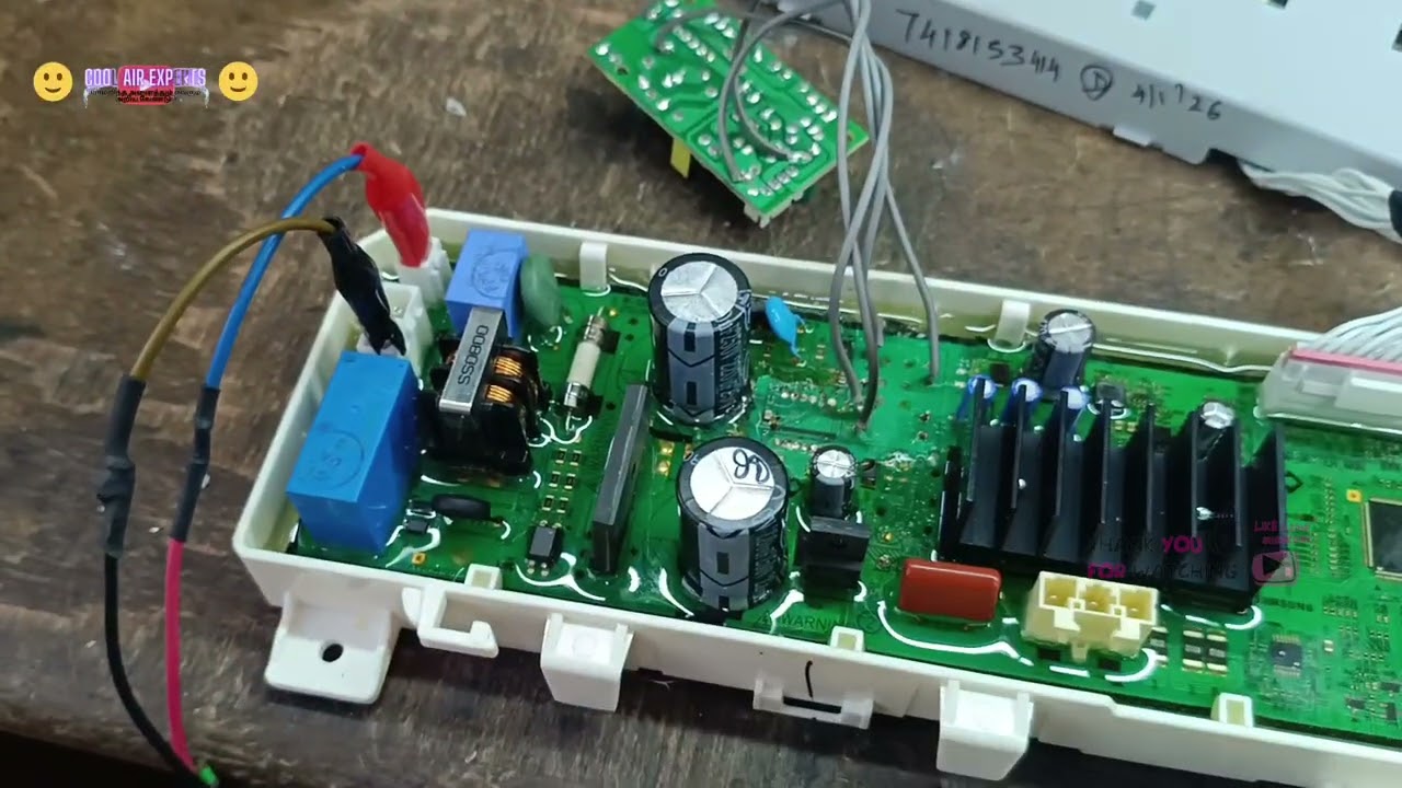 Samsung inverter model washing machine PCB repair and it's points in tamil /smps replace work #smps