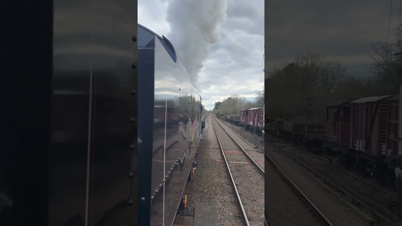 Great Central Railway 73156 departs Quorn #steamlocomotive #steamengine #gcr #railway #73156