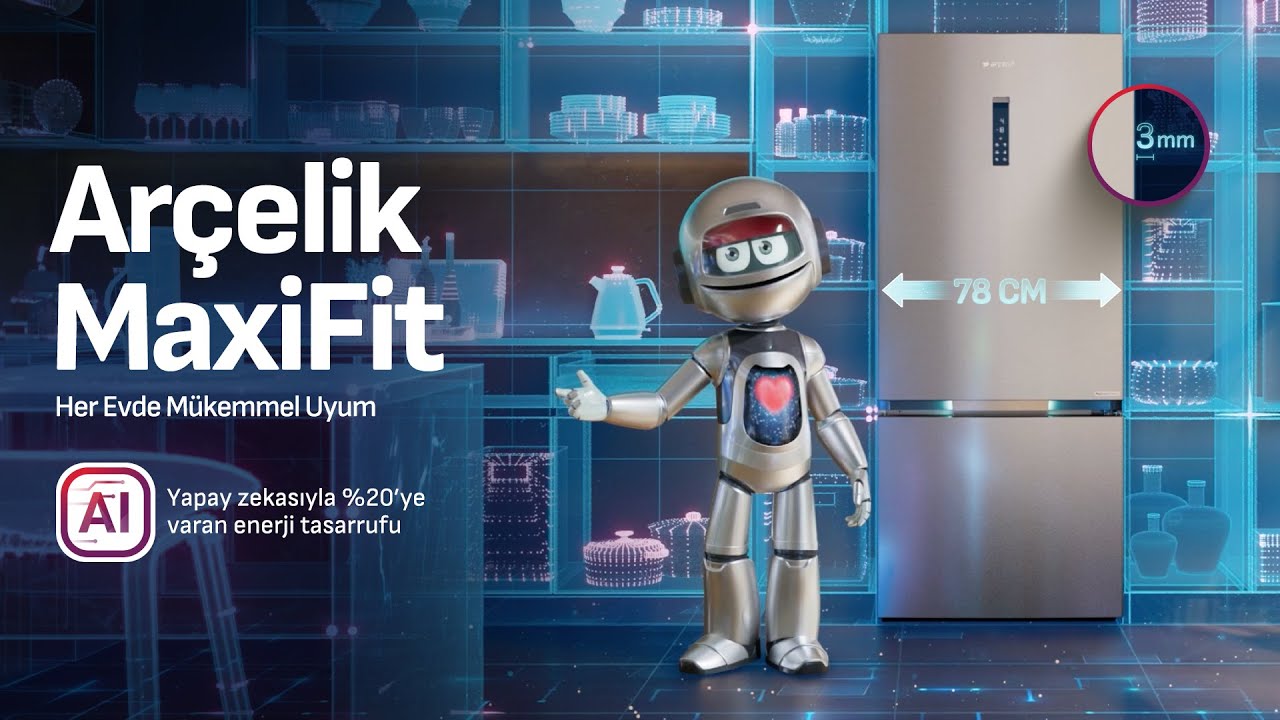 Ar&ccedil;elik MaxiFit ile M&uuml;kemmel Uyum, Maximum Genişlik AI