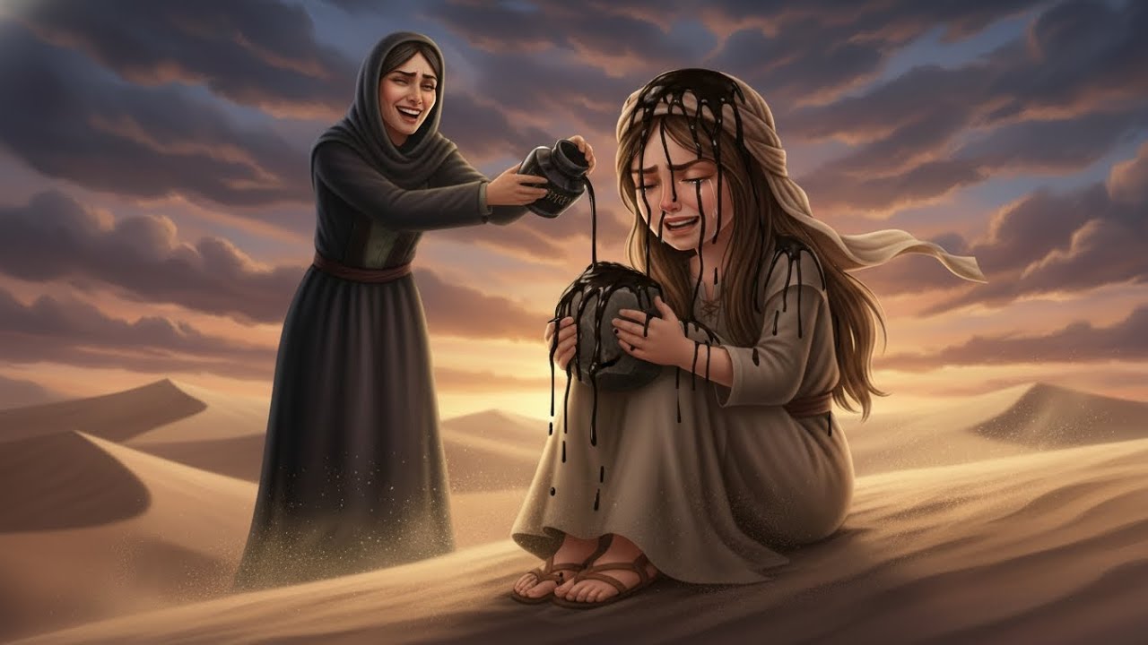 الفتاةالشابةتحت رحمة زوجة الأب الغامضة…رسائل تختفي وأسرار تكشف كل ليلة|شاهد كيف عاقب اللة زوجة الأب 