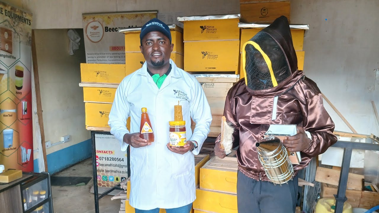 Bee Keeping In Kenya // Native Beecare  Makueni County Part 1 @Bee keeping