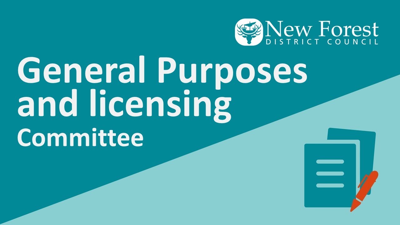 General Purposes and Licensing Committee - 9 January 2026