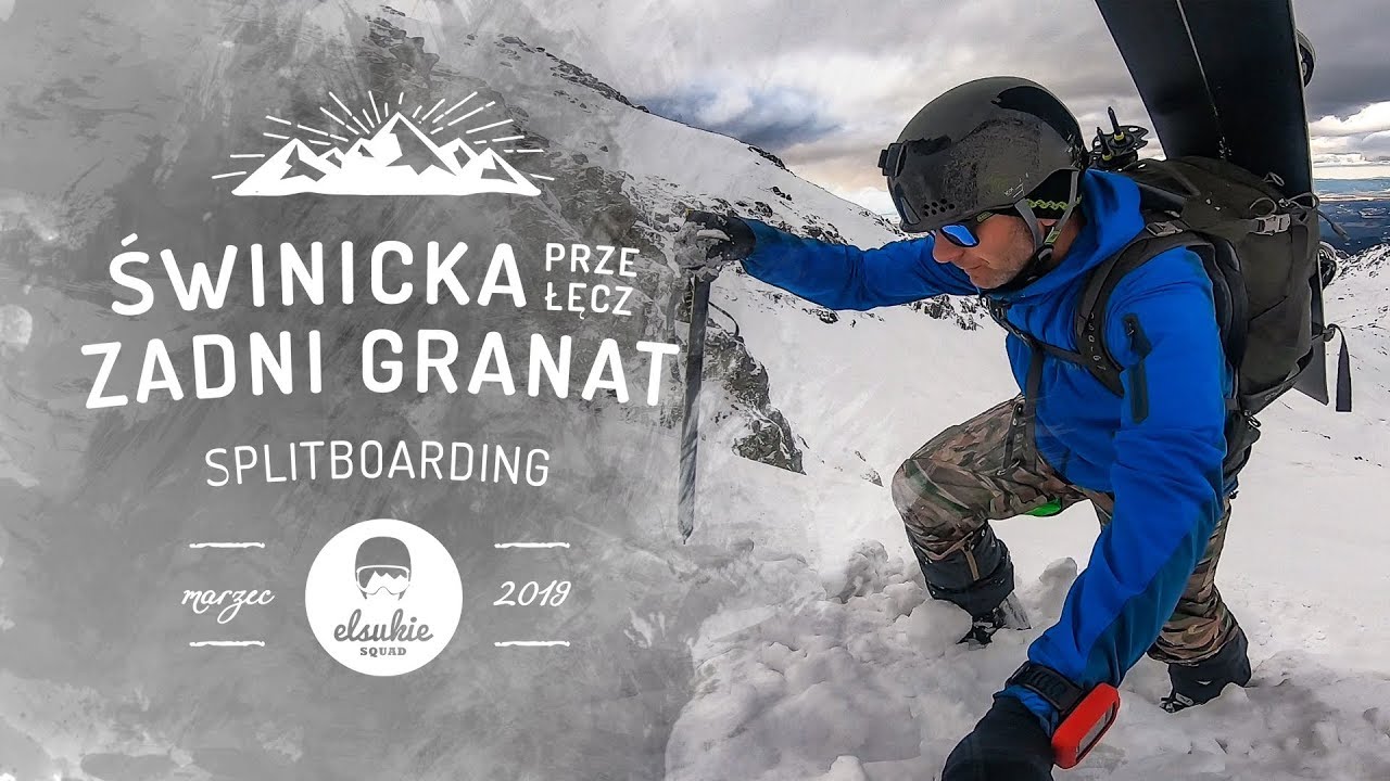 Świnicka i Zadni Granat Tatry Freeride - snowboard splitboard