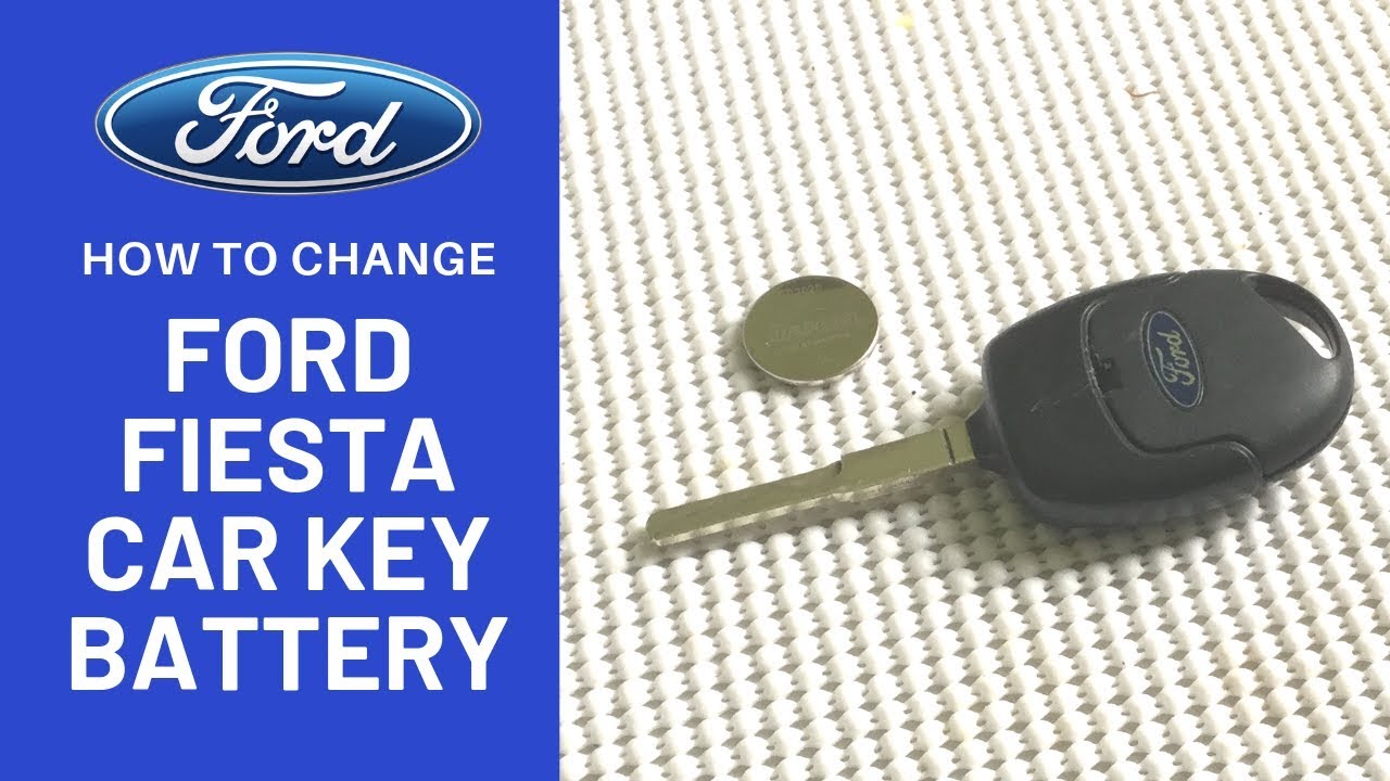 Правильная замена батареи в ключе Ford Fiesta