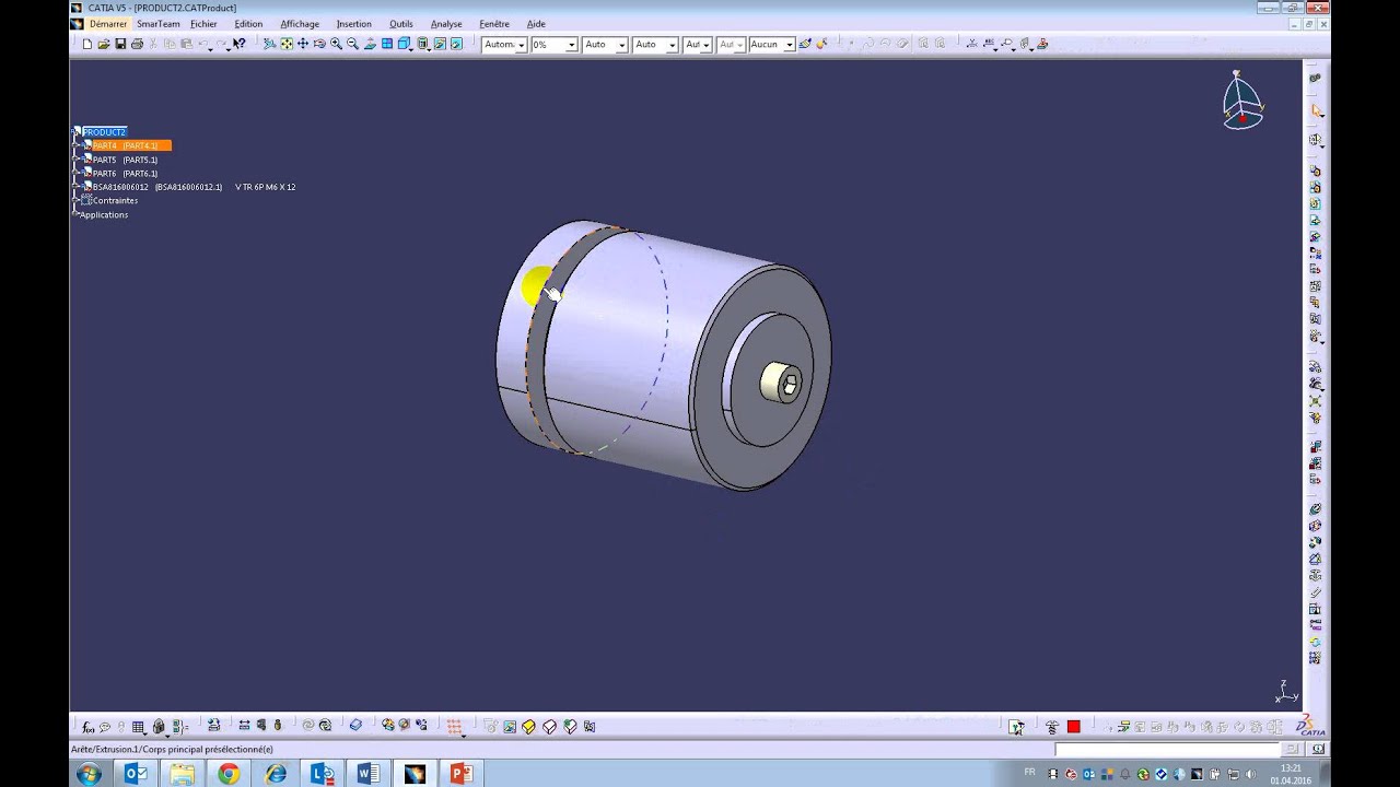 Vue éclatée - CATIA V5