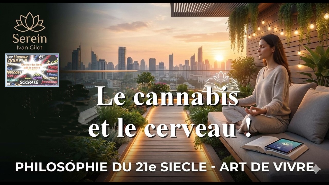 112. Le cannabis et le cerveau.      Philosophie pratique ; art de  vivre au 21e siècle