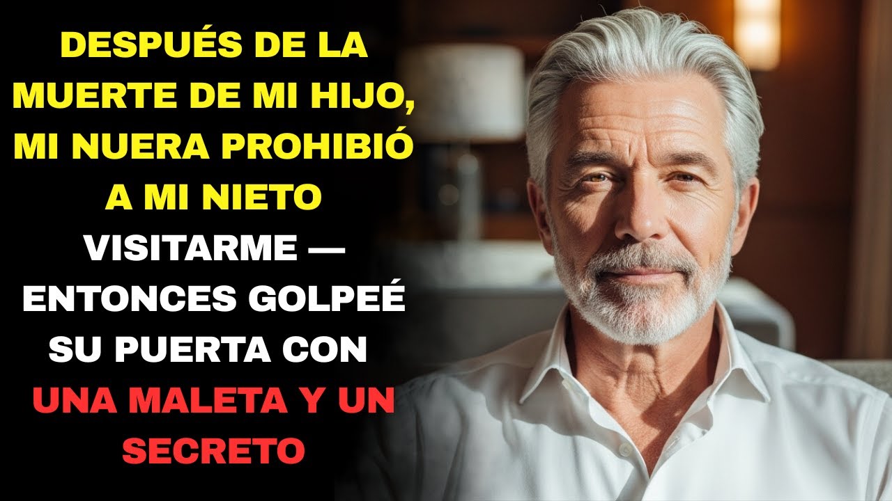 Mi nuera prohibió que mi nieto me visitara — así que llamé a su puerta con una maleta y un secreto.
