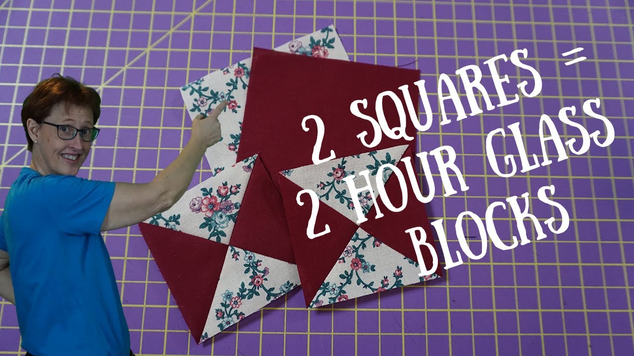 Easy Hour Glass Quilt Block Tutorial