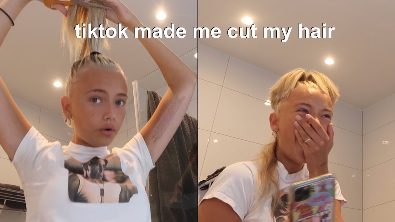 watch me cut & ruin my hair  *VLOG*