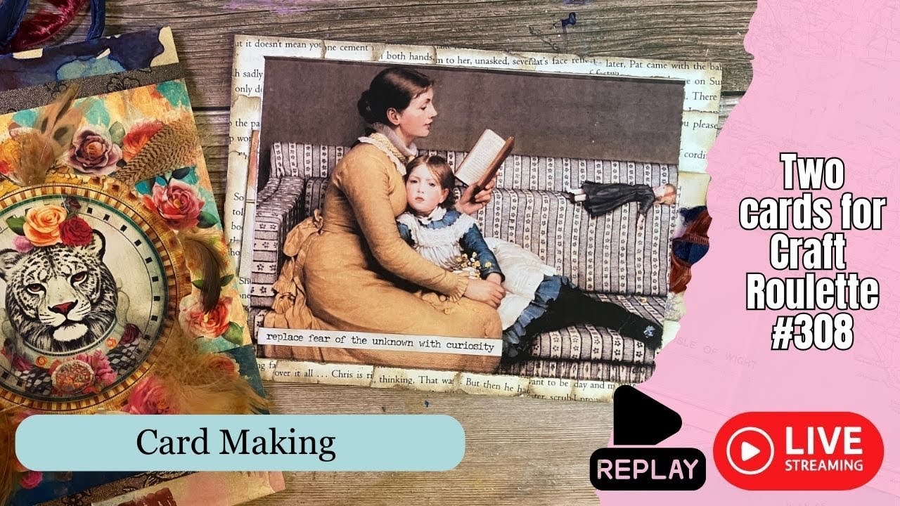 Two cards for @CraftRoulette Don’t miss your submission this week