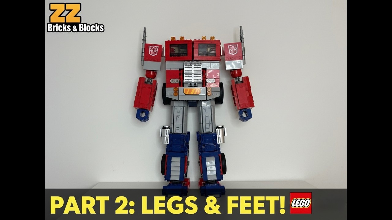 7-Year-Old vs. LEGO Optimus Prime! 🤖 Part 2: Building the Legs & Feet (Bags 4-7)