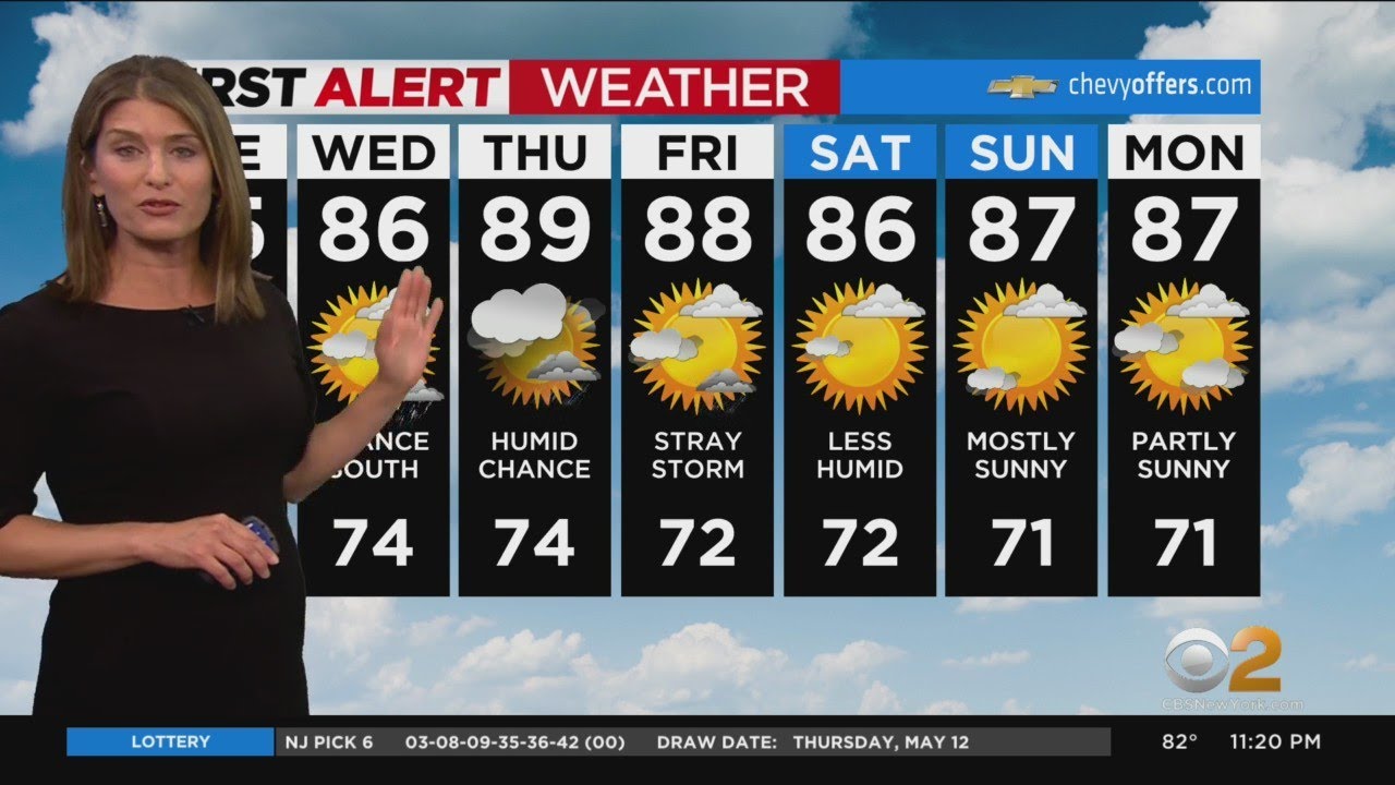 First Alert Weather: CBS2's 7/25 nightly update at 11 p.m.